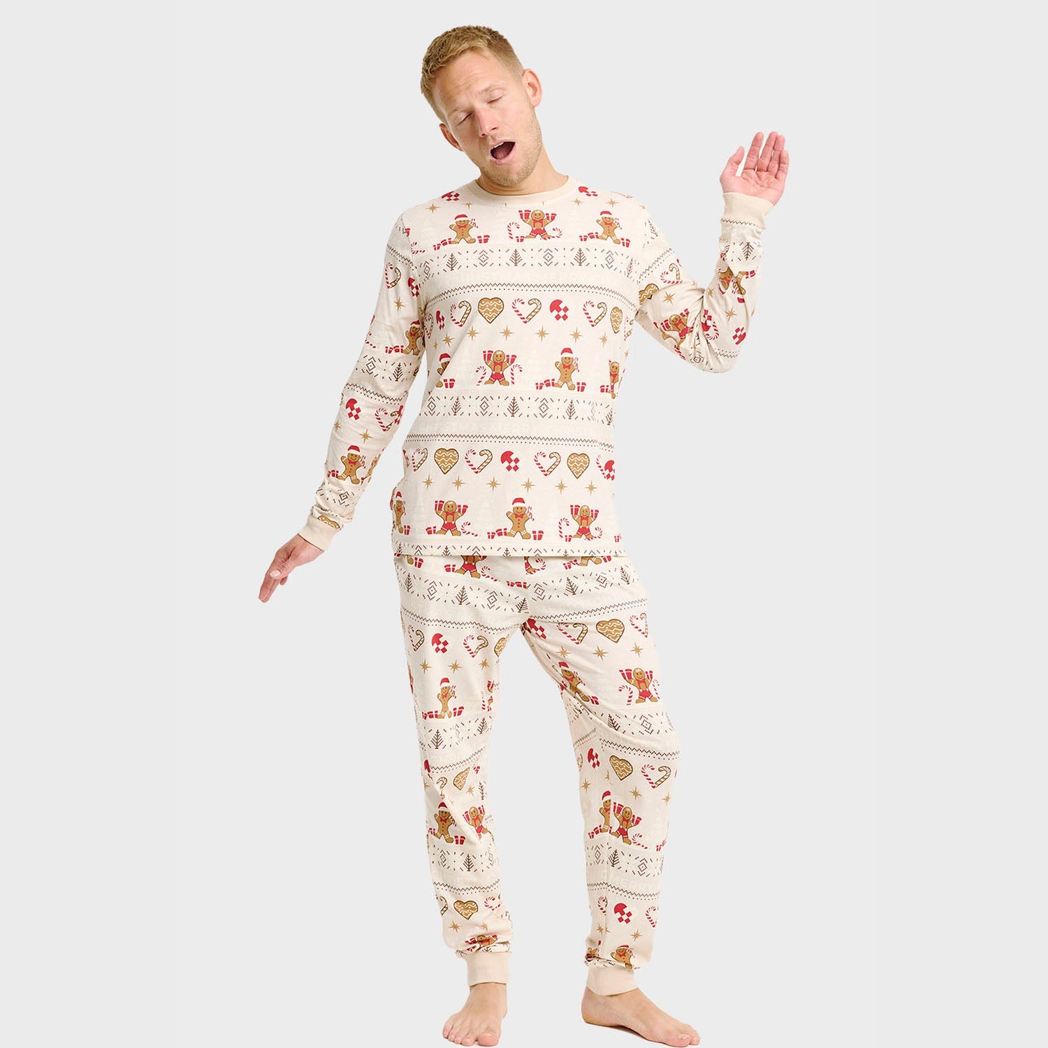 Christmas Cookie Pyjamas Beige β Men